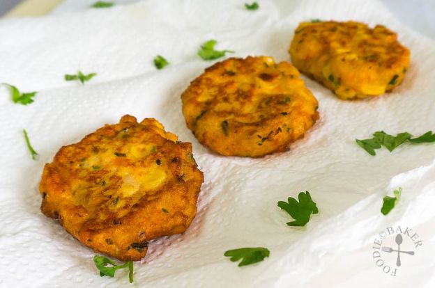 Mashed Potato and Corn Fritters