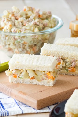 Breakfast Potato Salad Sandwich