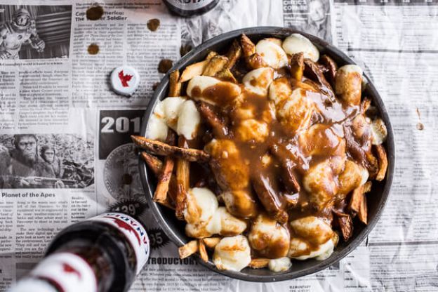 Authentic Canadian poutine