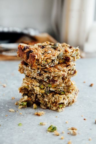 Pumpkin Seed and Mixed Nut Protein Bars