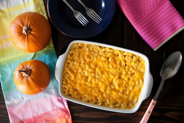 Pumpkin macaroni and cheese