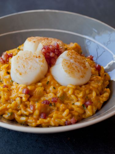 Pumpkin risotto