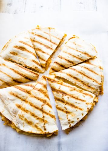 Quick and Easy Leftover Chicken Quesadillas