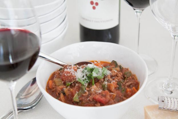 Quick Cabernet Bolognese Sauce