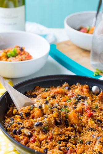 Quinoa Enchilada Skillet