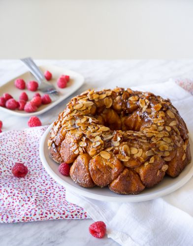 Raspberry Cheesecake Monkey Bread