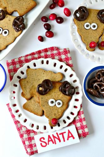 Healthy reindeer cookies