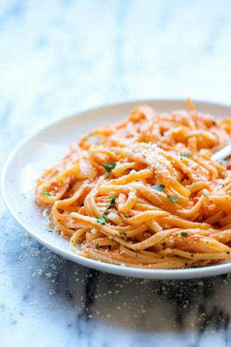 Roasted Red Pepper Alfredo