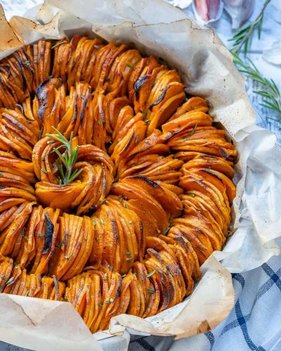 Roasted Smoked Sweet Potatoes