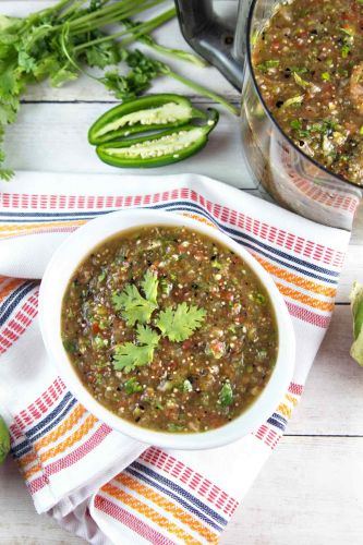 ROASTED TOMATILLO SALSA VERDE