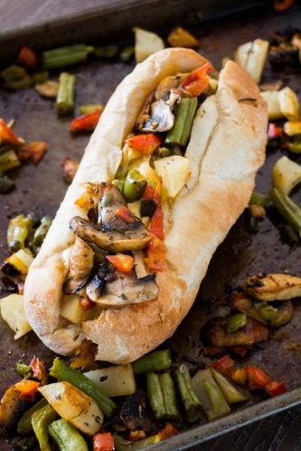 Roasted Vegetable Hoagies