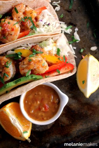 ROSEMARY CITRUS SHRIMP TACOS