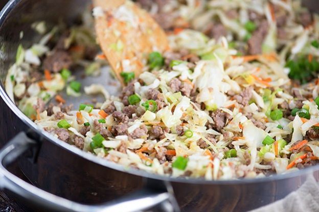 Sausage Egg Roll In A Bowl