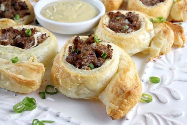 Sausage pinwheels