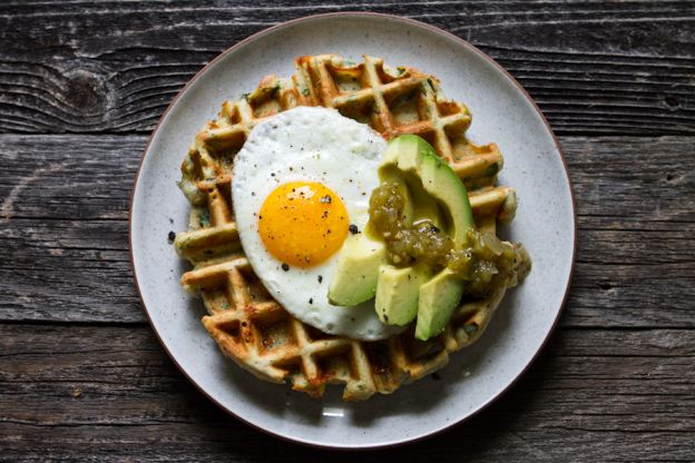 Savory Spinach and Cheese Waffles