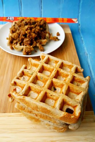 Scallion Waffles