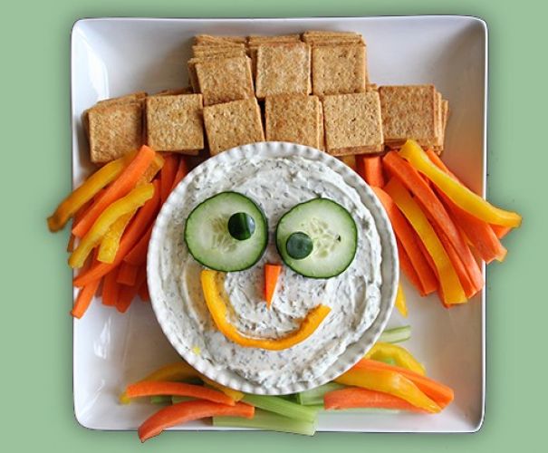 Scarecrow Vegetable Tray