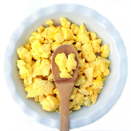 Baked scrambled eggs