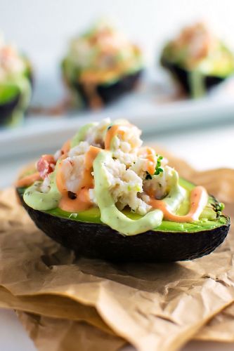 Seafood Stuffed Avocados