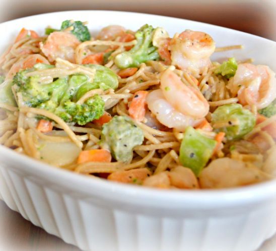 Shrimp primavera