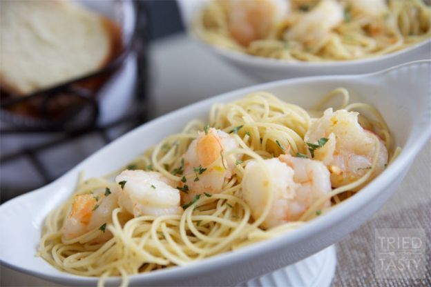 Shrimp Scampi With Angel Hair Pasta