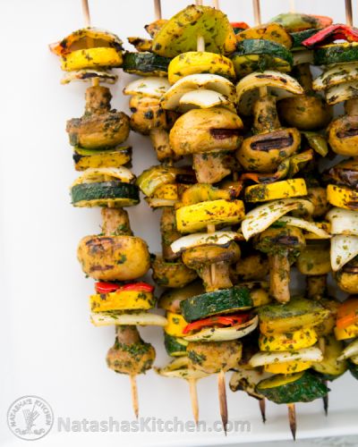 Grilled Moroccan Vegetable Skewers