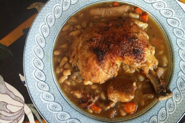 French chicken cassoulet