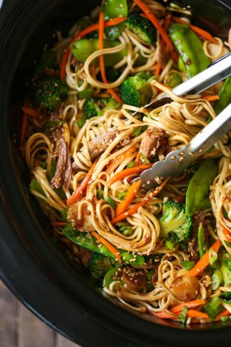 Slow Cooker Lo Mein