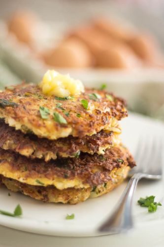 Smoked Bacon Cauliflower Rostis