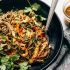 Spicy Peanut Soba Noodle Salad