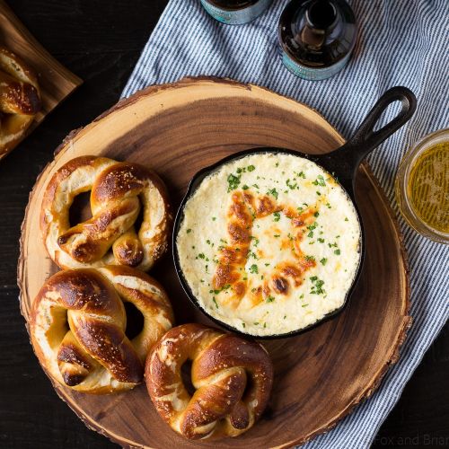 Soft Beer Pretzels with Beer Cheese Dip