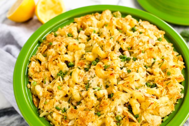 Sour Cream and Onion Tuna Noodle Casserole