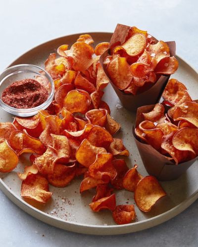 Spicy BBQ Sweet Potato Chips