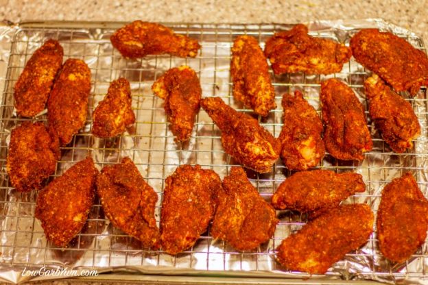 Spicy Dry Rub Hot Wings