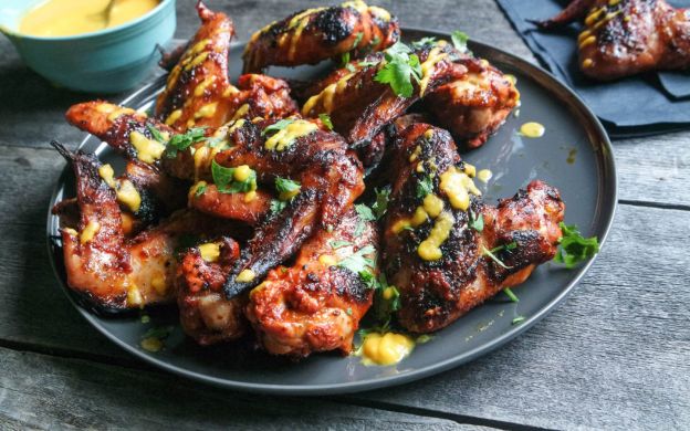 Spicy Grilled Yucatan Chicken Wings