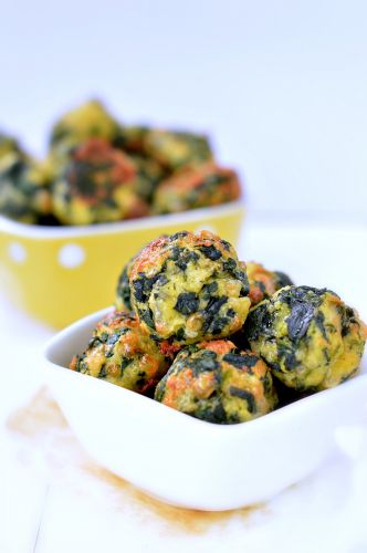 Gluten-free spinach balls