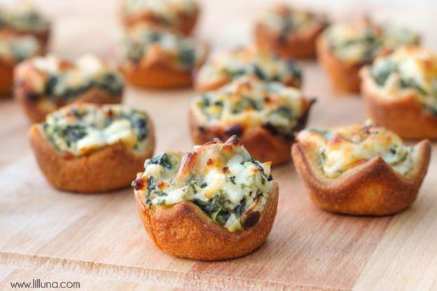 Spinach Dip Bites