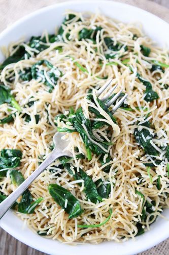 Spinach Parmesan Pasta