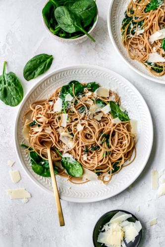 Spinach Parmesan Pasta