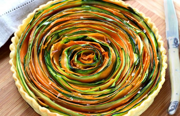 Spiral Vegetable Tart