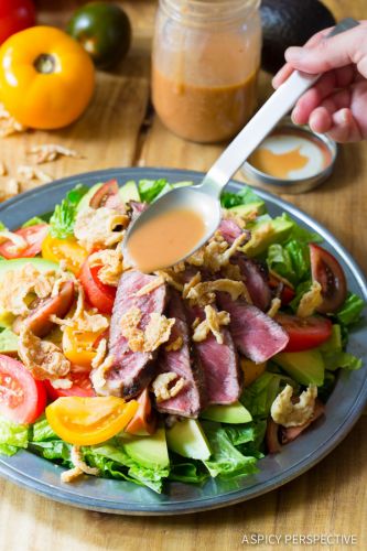 Steak Salad with A1 Vinaigrette