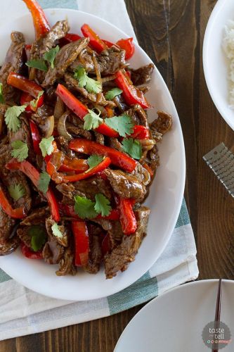 STEAK STIR FRY RECIPE WITH PEPPERS