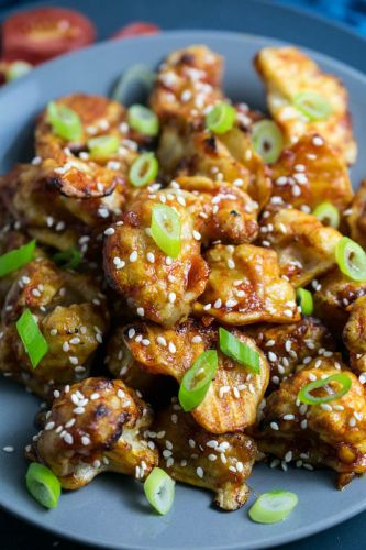 Sticky Sesame Cauliflower