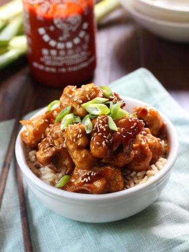 Sticky Sesame Cauliflower