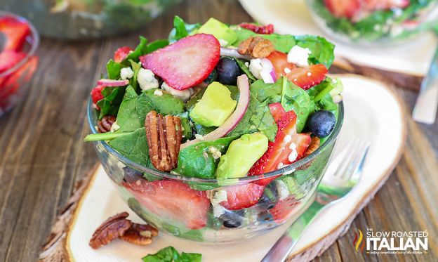 Strawberry Spinach Salad