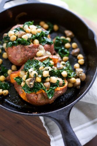 Stuffed Baked Sweet Potatoes