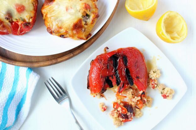 Grilled Mediterranean Stuffed Peppers