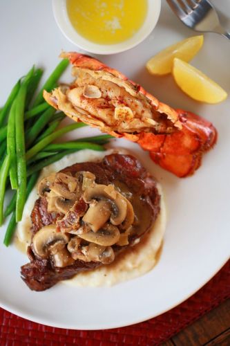 Surf and turf for two