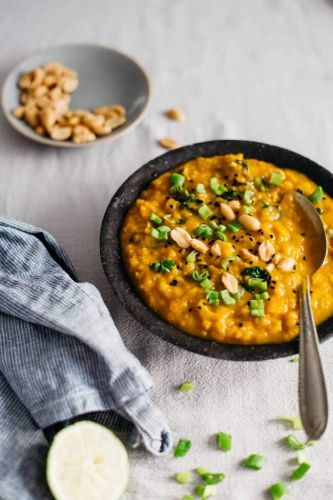 Sweet potato and peanut butter stew