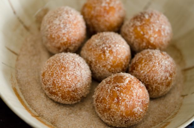 Sweet potato rice doughnuts